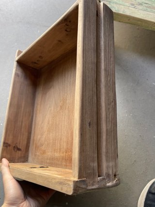 ✅consola verde madera maciza nueva