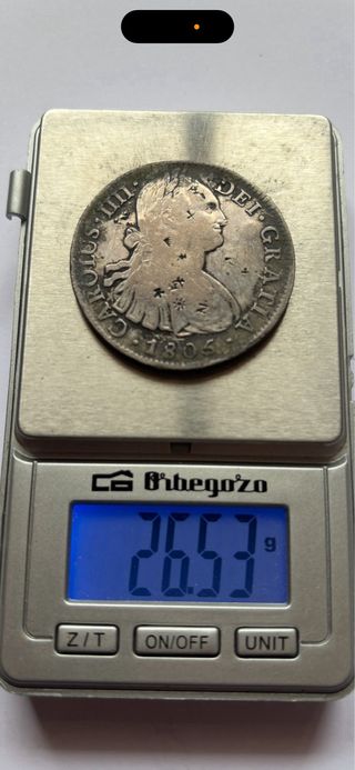 8 reales 1805 MEXICO Carlos IIII