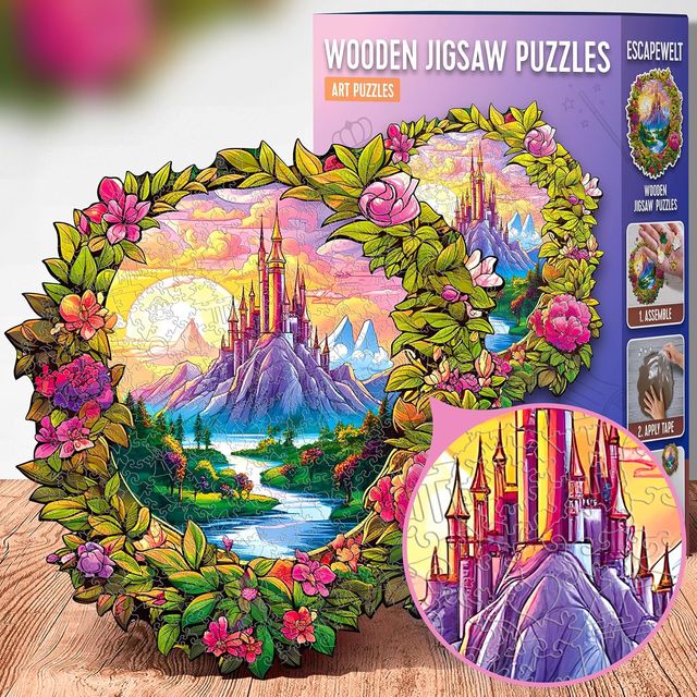 ESC WELT Puzzle de Madera Bosque mágico 200 Piezas
