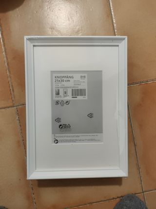 4 marcos 21x30 con paspartú