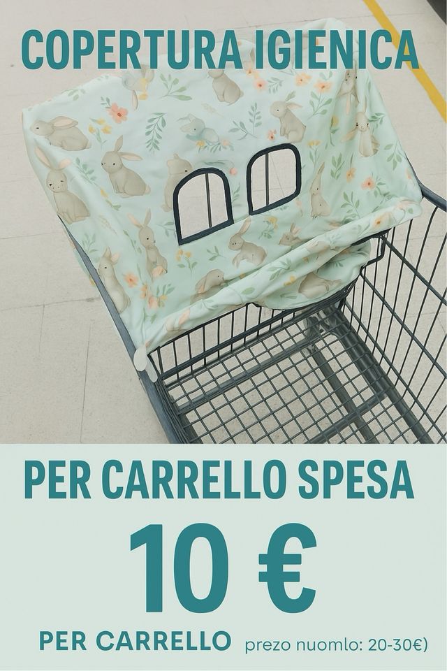 Copertura igienica per carrello spesa