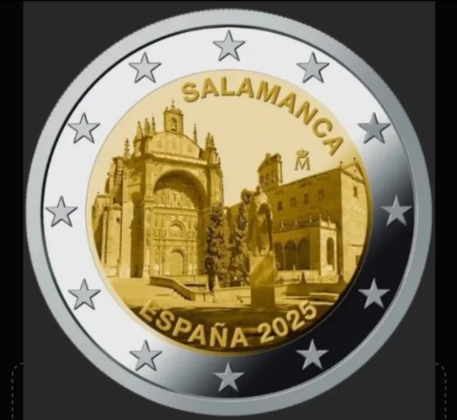 Moneda conmemorativa salamanca dos euros