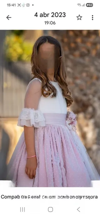 PRECIOSO VESTIDO DE COMUNIÓN