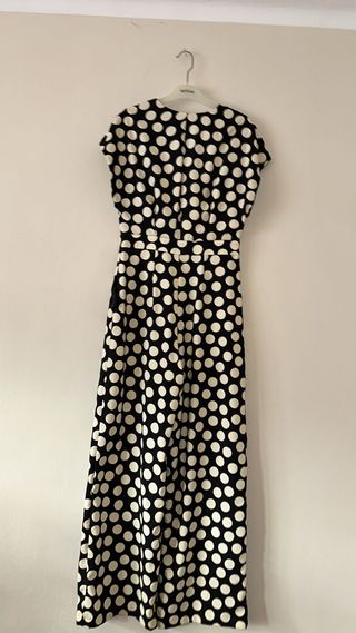 Mono lunares negro / blanco Mango