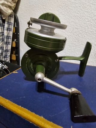 Carrete antiguo pesca