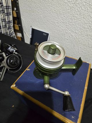 Carrete antiguo pesca