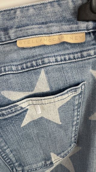 Stella McCartney denim slim stellati