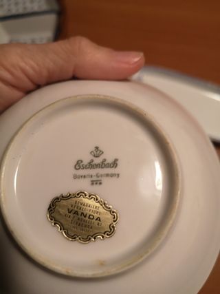 Set oggetti Bavaria bianco-blu