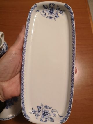 Set oggetti Bavaria bianco-blu