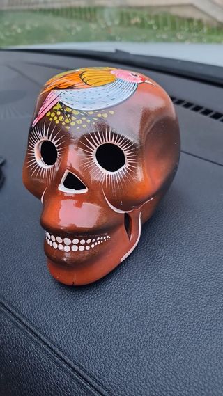 Teschio decorativo artigianato messicano