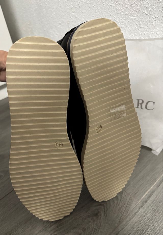 Botines negros hombre