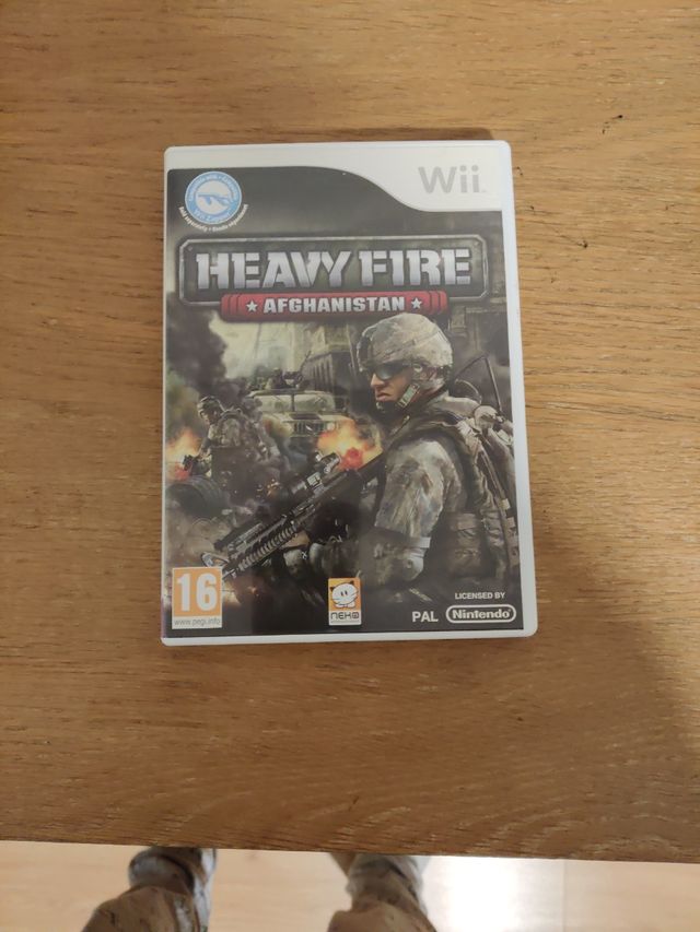 heavy fire afghanistan y pistola wii