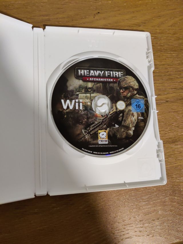 heavy fire afghanistan y pistola wii