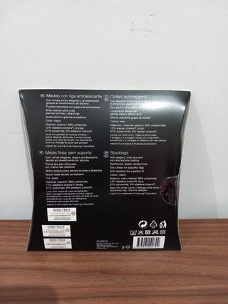 Medias de encaje con liga antideslizante