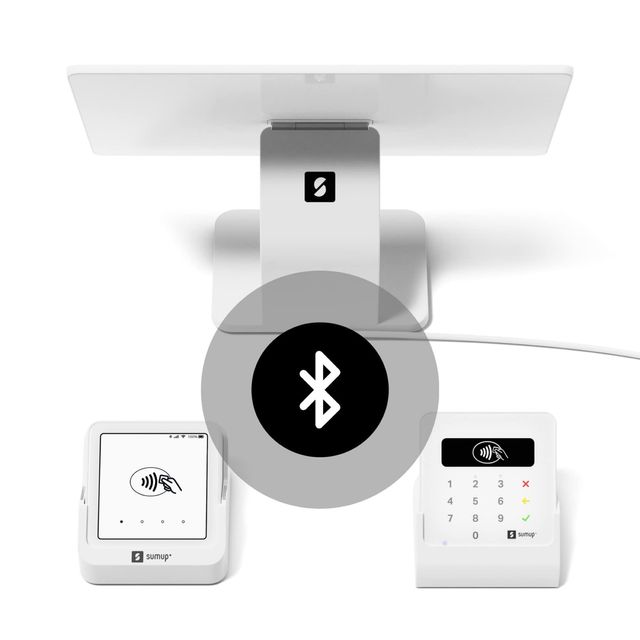 Ordenador sumup con dos datafonos