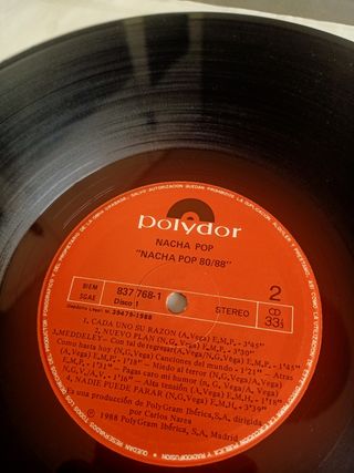 LP vinilo NACHA POP 80/88