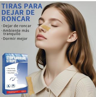 100 Pcs Tiras Nasales anti ronquidos.