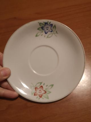 2 tazze tè + 1 piattino Fine China