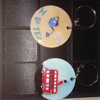 Llaveros Londres 3D.