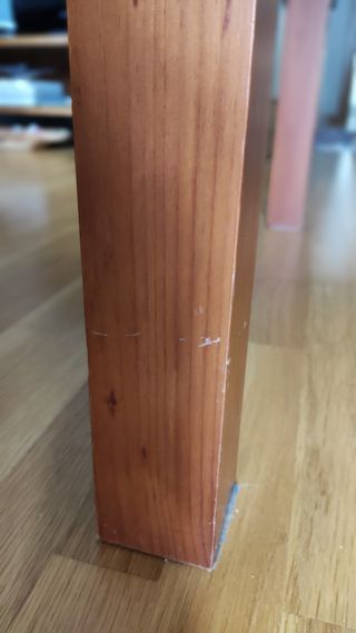 Mesa de comedor, madera, cerezo extensible