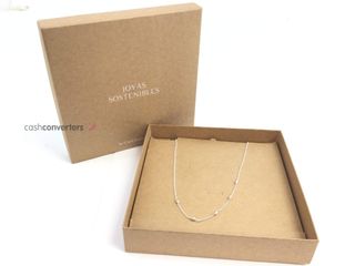 cadena plata 925mm 22cm