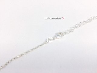 collar plata 925mm con piedra con circonita 23cm