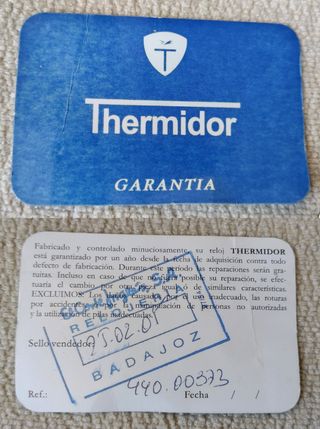 RELOJ DE SEÑORA THERMIDOR EN PERFECTÍSIMO ESTADO
