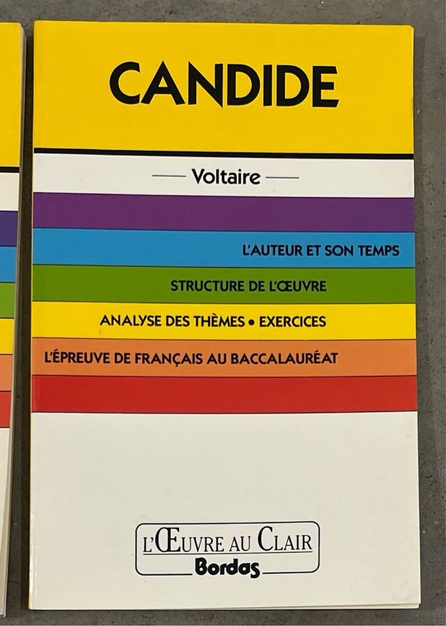 3 libros en francés analisis texto