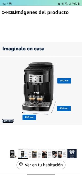Cafetera automática De'Longui
