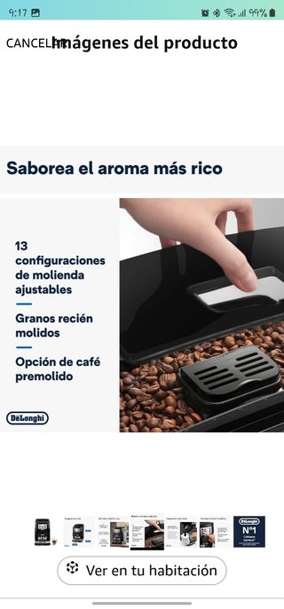 Cafetera automática De'Longui