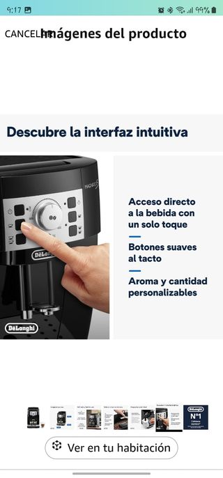 Cafetera automática De'Longui