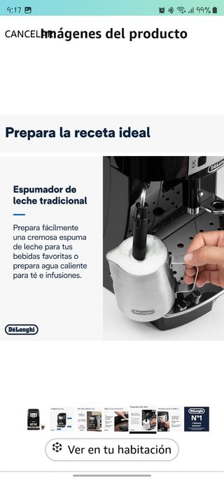 Cafetera automática De'Longui