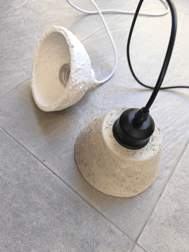 Làmparas concreto rusticas