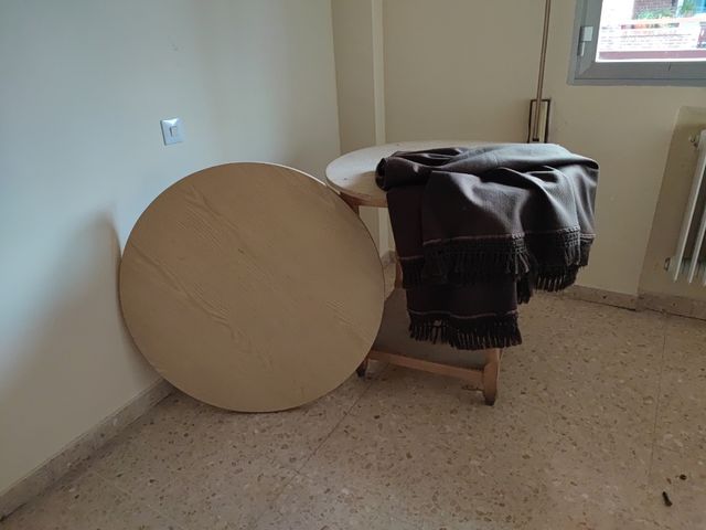 Mesa camilla redonda 