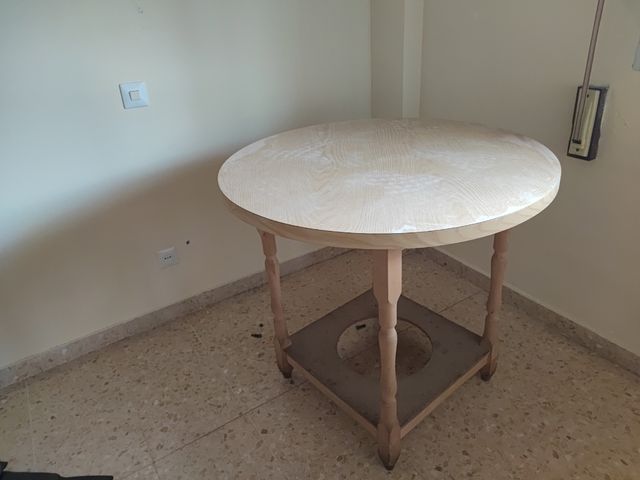 Mesa camilla redonda 