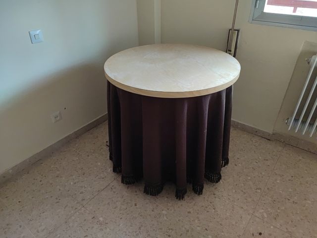 Mesa camilla redonda 