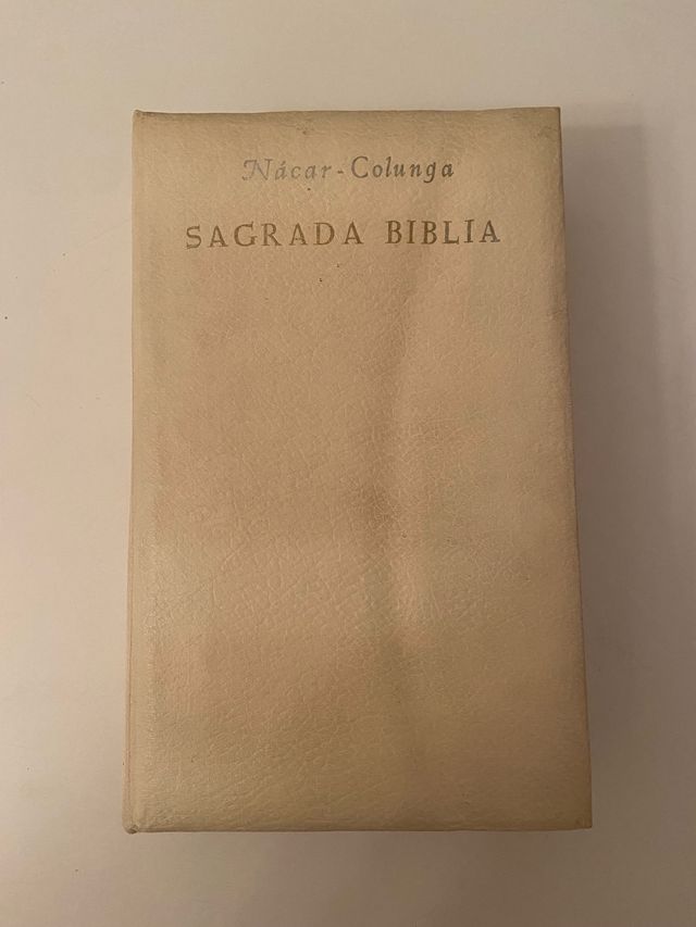 Sagrada Biblia Nácar Colunga