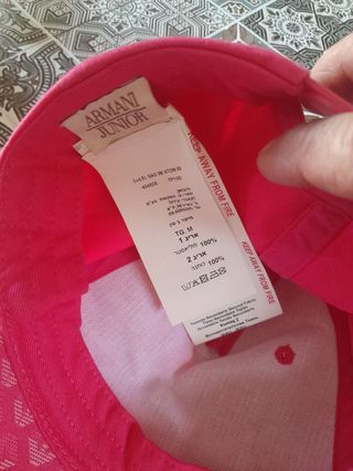 Cappellino da donna Armani junior