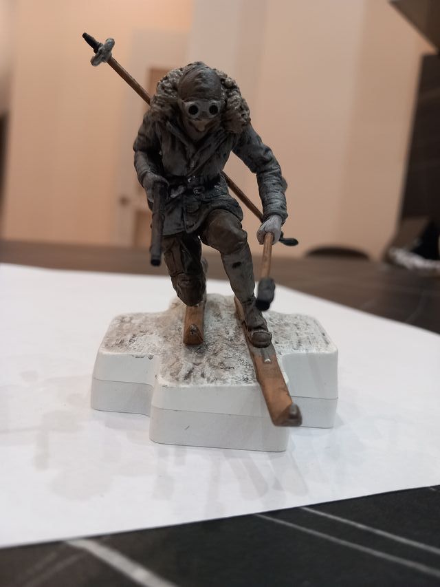 ESQUIADOR DEL JUEGO BATTELFIELD GRAN DETALLE