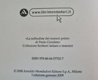 La Solitudine Dei Numeri Primi