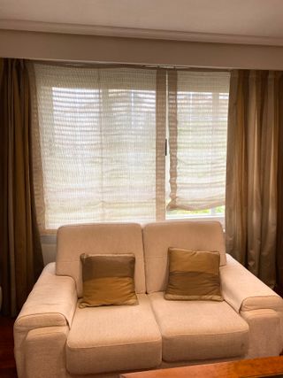 2 estores de Gastón y Daniela