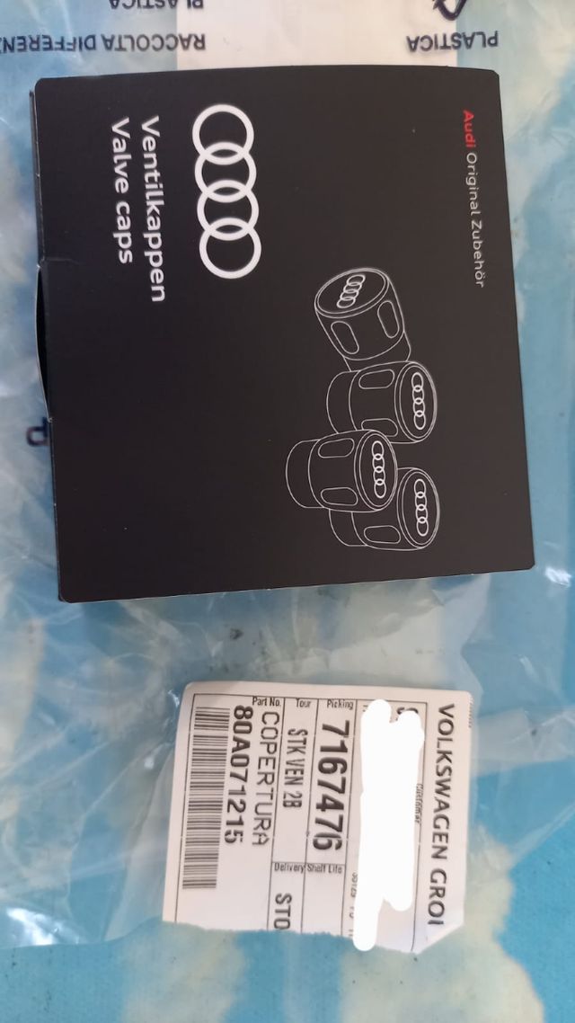 Coprivalvole originali Audi