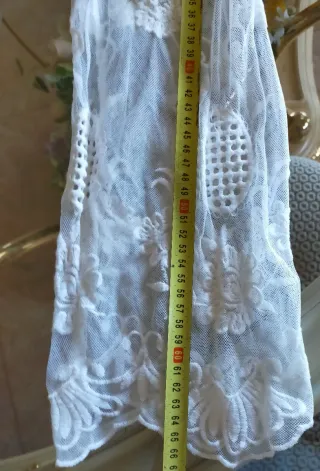 Blusa blanca calada