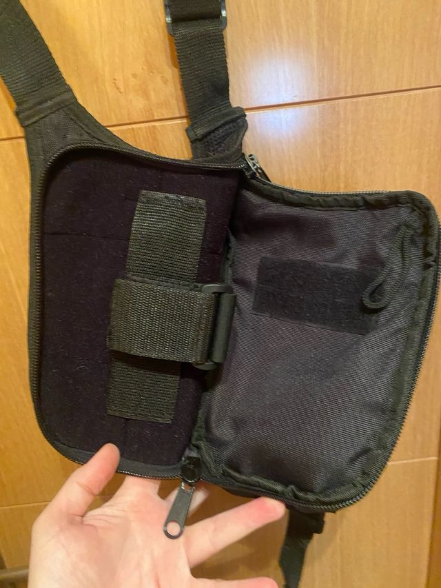 Bandolera para arma/airsoft camuflada