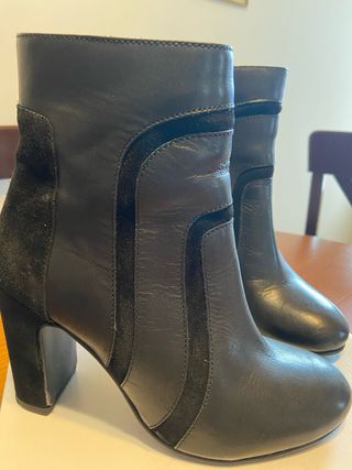 Botines de piel