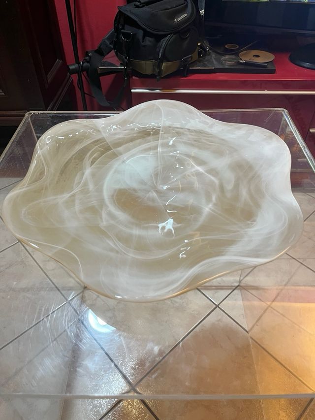 Vassoio in vetro di Murano