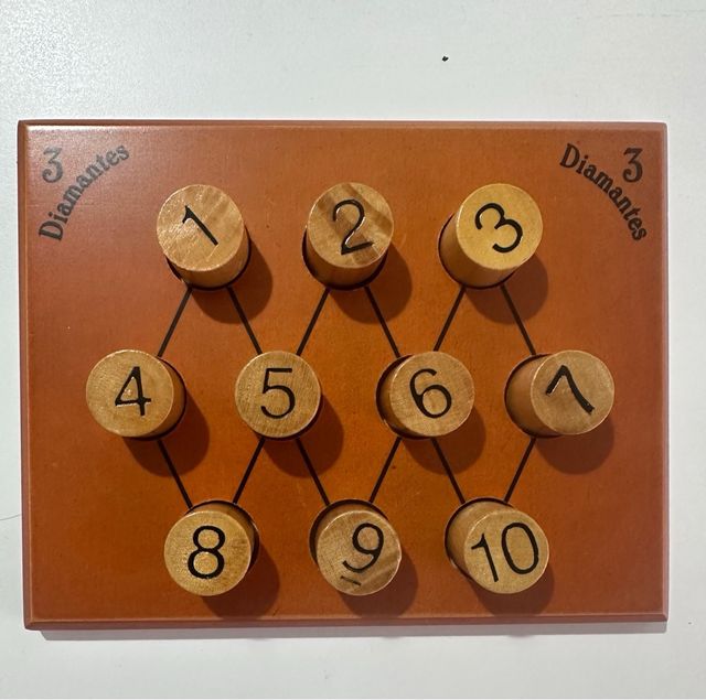 3 de diamantes. Juego reto matematico