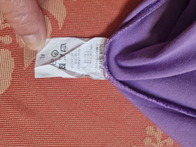 Sottogiacca giromanica lilla tg. Xl