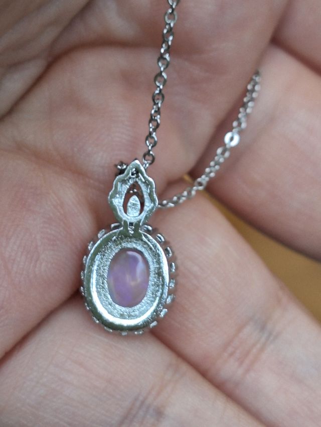 Pendente con Opale Etiope naturale