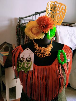 Traje flamenca gitana sevillana t 44